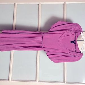 H & M Mamma ruched shoulder scoop neck maternity top with tie 2/$10 🌲